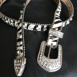 Austrian Crystal Rhinestone Bling Belt